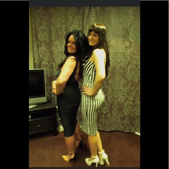 Black and white extra small striped Zara dress - Picture 7 of 8